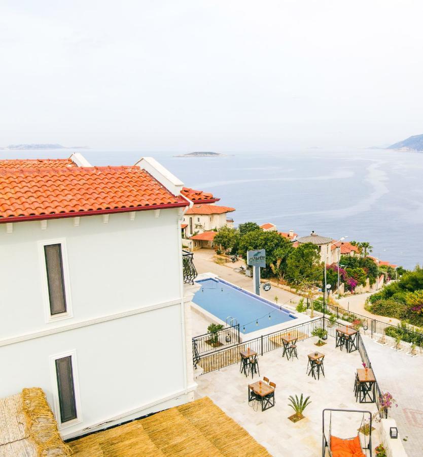 Guemues Yazar Hotel Kaş Esterno foto
